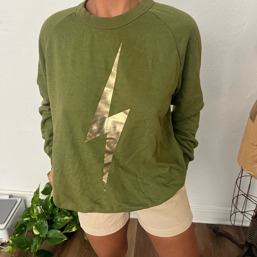 Aviator nation bolt crew sweatshirt